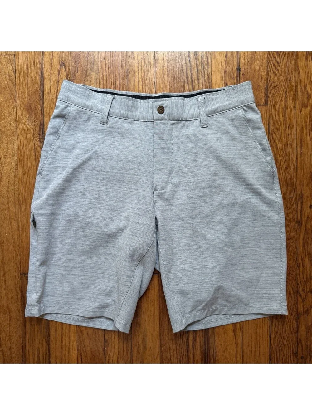 Bylt Shorts Mens Medium Gray Kinetic Casual Stretch Preppy Lightweight Comfort